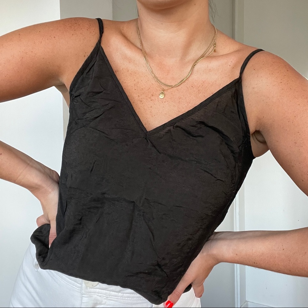 LACAUSA BLACK CAMI